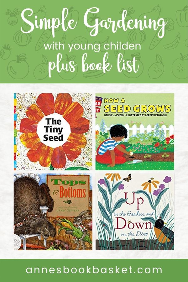 7 Gardening Picture Books Pinterest Image