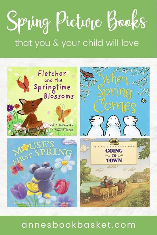 Spring Picture Books Pinterest Image