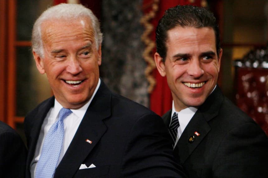 Photo: Joe Biden and Hunter, 2009