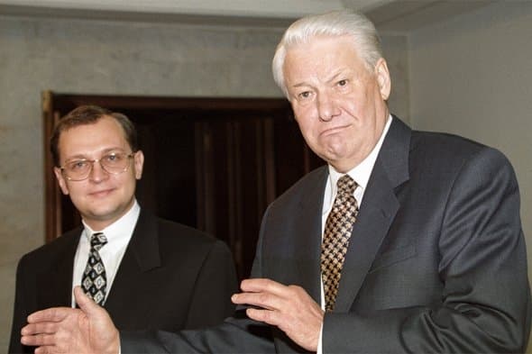 Figure 2. Yeltsin and Kiriyenko