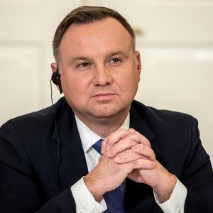 Duda urged not to be blackmailed by the Kremlin on NATO.  And compared Russia with a robber of houses